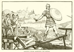 Orazio Coclite difende il ponte