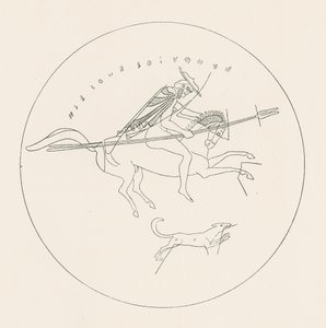 Cavaliere e segugio (incisione)