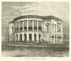 Casa nel Quartiere Europeo, Calcutta, India da English School