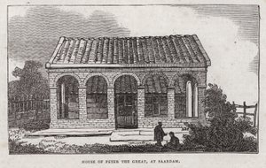 Casa di Pietro il Grande, Saardam (incisione)