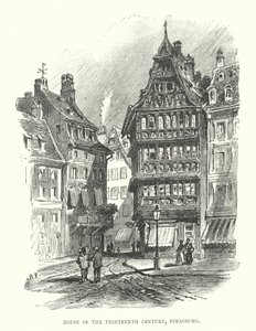 Casa del tredicesimo secolo, Strasburgo da English School
