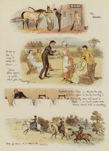 Come Tankerville Smith prese un cottage di campagna (cromolitografia)