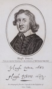 Hugh Peter, ministro puritano inglese, politico e soldato parlamentare nella Guerra Civile
