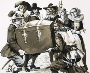 Hugo Grotius fugge dalla prigione della fortezza di Loevateyn da English School