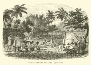 Sacrifici umani a Tahiti, dopo Cook da English School