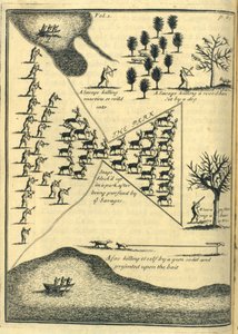 Caccia, 1703 da English School