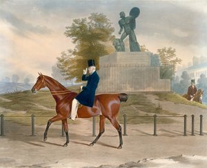 Hyde Park, Londra, con la statua di Achille dedicata al Duca di Wellington da English School