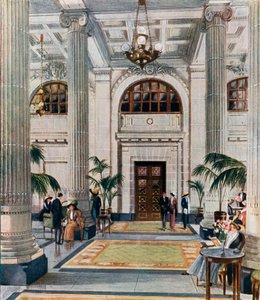 Sala ipostila del New Midland Adelphi Hotel, Liverpool da English School