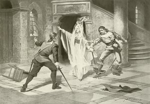 I Puritani, Atto I scena v (incisione) da English School