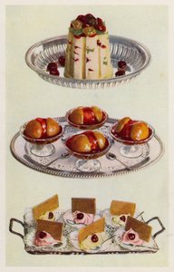 Budino di ghiaccio; Pesche Melba; Gelati alla crema