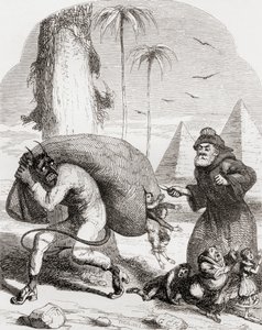 Illustrazione dopo George Cruikshank per la poesia 