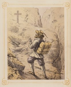 Illustrazione per Il progresso del pellegrino di Bunyan