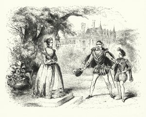 Illustrazione per Les Huguenots di Giacomo Meyerbeer (incisione) da English School