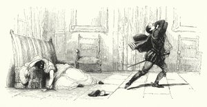 Illustrazione per Les Huguenots di Giacomo Meyerbeer (incisione) da English School