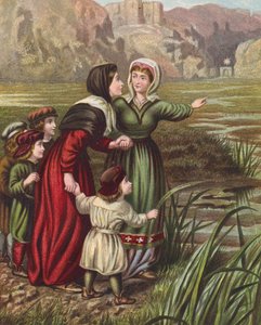 Illustrazione per Il progresso del pellegrino di John Bunyan da English School