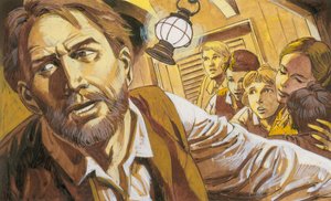 Illustrazione per Swiss Family Robinson da English School
