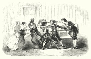 Illustrazione per Il barbiere di Siviglia di Rossini (incisione) da English School