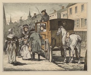 Illustrazione per La storia divertente di John Gilpin di William Cowper da English School