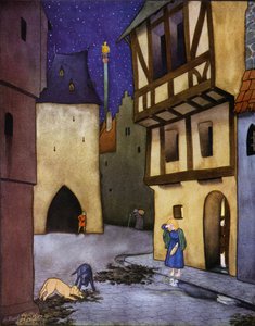Illustrazione per Il Principe Felice di Oscar Wilde da English School