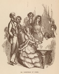 Illustrazione per I Newcomes di Thackeray (litografia) da English School