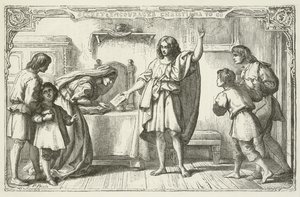 Illustrazione per Il progresso del pellegrino di John Bunyan
