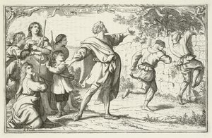 Illustrazione per Il progresso del pellegrino di John Bunyan da English School