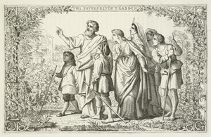 Illustrazione per Il progresso del pellegrino di John Bunyan