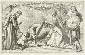 Illustrazione per Il progresso del pellegrino di John Bunyan