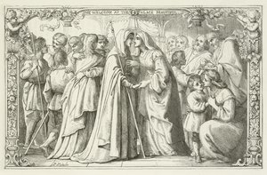 Illustrazione per Il progresso del pellegrino di John Bunyan