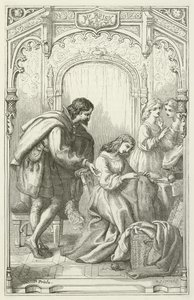Illustrazione per Il progresso del pellegrino di John Bunyan da English School
