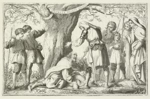 Illustrazione per Il progresso del pellegrino di John Bunyan da English School