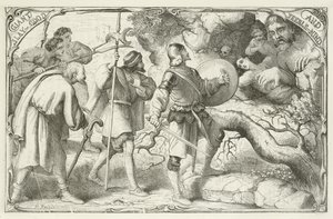 Illustrazione per Il progresso del pellegrino di John Bunyan da English School