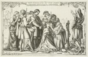 Illustrazione per Il progresso del pellegrino di John Bunyan da English School