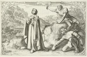 Illustrazione per Il progresso del pellegrino di John Bunyan da English School