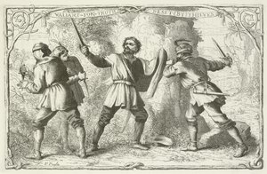 Illustrazione per Il progresso del pellegrino di John Bunyan da English School
