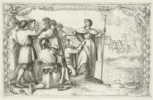 Illustrazione per Il progresso del pellegrino di John Bunyan da English School