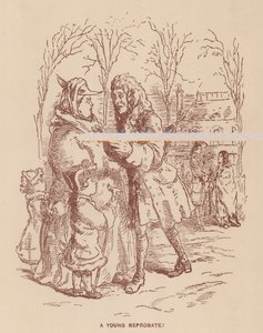 Illustrazione per The Virginians di Thackeray da English School