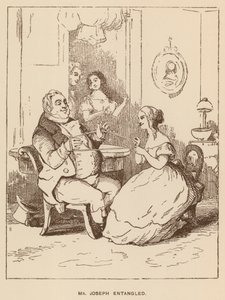 Illustrazione per Vanity Fair di Thackeray da English School