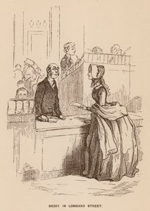 Illustrazione per Vanity Fair di Thackeray (litografia) da English School