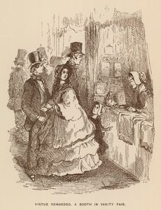Illustrazione per Vanity Fair di Thackeray da English School