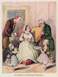 Illustrazione per Vanity Fair di Thackeray da English School