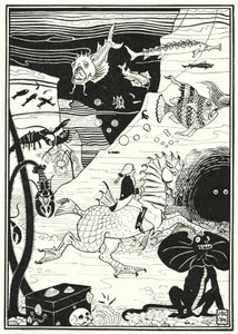 Illustrazione per Le avventure del barone di Münchhausen (incisione) da English School