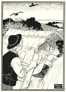 Illustrazione per le Avventure del Barone di Munchausen (incisione) da English School
