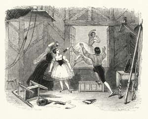 Illustrazione per il balletto, Ondine o La Naiade (incisione) da English School