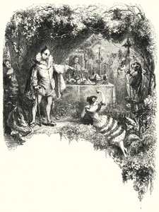 Illustrazione per il balletto, Le Diable boiteux, o Il diavolo zoppo (incisione) da English School
