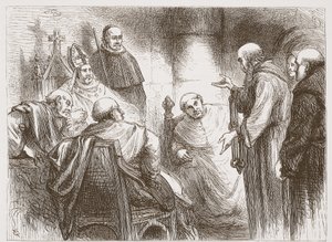 Illustrazione da La storia del protestantesimo di James Aitken Wylie (1808-1890), pub. 1878 da English School