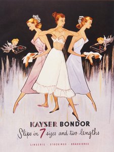 Illustrazione dal Catalogo Kayser Bondor, c.1955 da English School