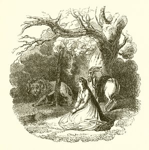 Illustrazione della Faery Queene da English School