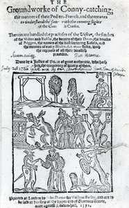 Illustrazione del Groundworke of Conny-catching, 1592 da English School
