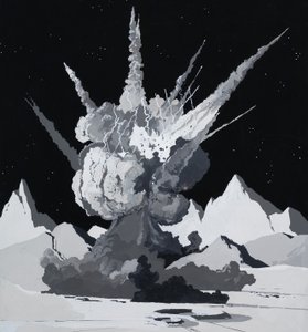 Illustrazione per una storia di Arthur C. Clarke